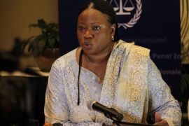KAMPALA, UGANDA - FEBRUARY 27: Prosecutor of the International Criminal Court (ICC), Fatou Bensouda delivers a speech during a press conference in Kampala, Uganda on February 27, 2015.