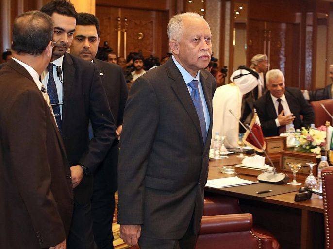 Yemeni Foreign Minister Riyad Yassin arrives to take part in an Economic meeting between Arab League states and Turkey, in Kuwait City, on April 20, 2015. AFP PHOTO/YASSER AL-ZAYYAT