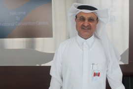 عبد الله يوسف المال مستشار وزير الداخلية القطرية، رئيس اللجنة التحضيرية للمؤتمر الدولي للجريمة وللعدالة الجنائية في الدوحة