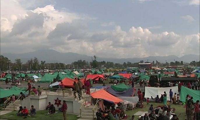 نيبال تشهد أسوأ زلزال منذ 1934