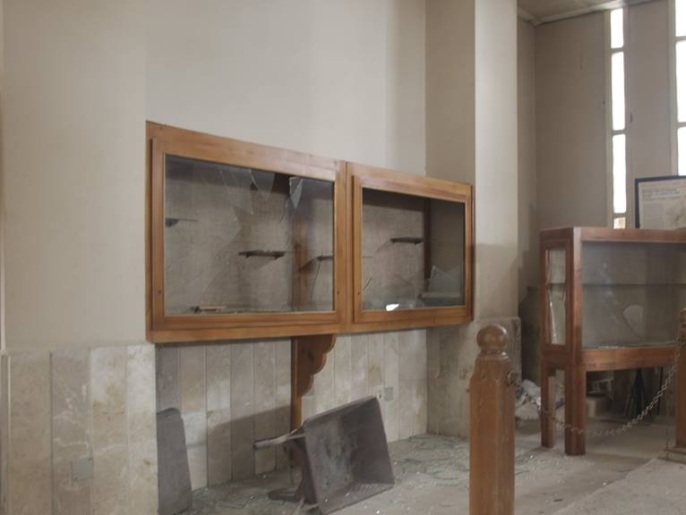 ‪‬ المعارضة السورية تتهم النظام بسرقة المتحف الوطني بإدلب(الجزيرة)