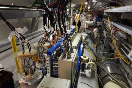 (FILE) File picture dated 26 November 2013 of the modernized LHC accelerator experiment (Large Hadron Collider) at the European Organization for Nuclear Research CERN in Meyrin near Geneva, Switzerland. According to media reports on 05 April 2015, the LHC is due to reopen early April 2015 after two years shutdown for refurbishment and upgrades. CERN revealed that teams have been successfully testing the machine after some technical issues occurred on 21 March delayed its restart. The world most powerful accelerator will smash protons together with approximately the double of the energies reached in the past. Physicists believe that the particle collider will lead to revolutionary discoveries broadening our understanding of the universe and physics. EPA/ADAM WARZAWA POLAND OUT *** Local Caption *** 51119883