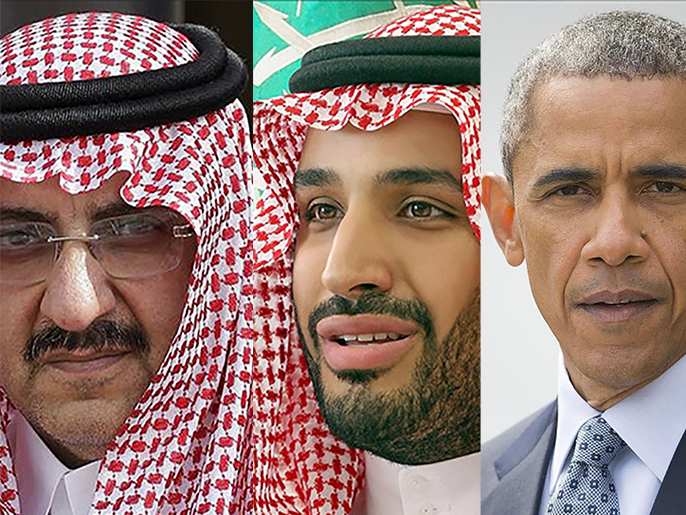 أوباما سيلتقي ولي العهد وولي ولي العهد السعوديين قبل اجتماعات كامب ديفد (الجزيرة-وكالات)