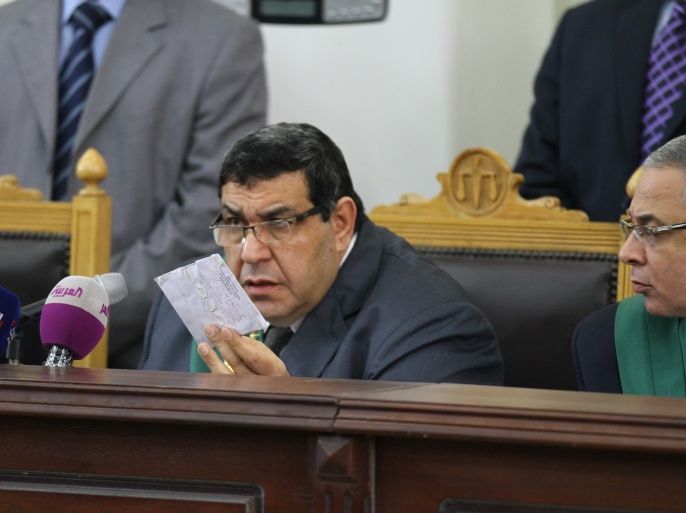 شعبان الشامي رئيس المحكمة التي أحالت أوراق الرئيس مرسي والعشرات إلى المفتي