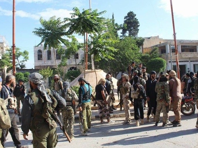 مايو 2015 - جيش الفتح يسيطر على مدينة أريحا في ريف إدلب