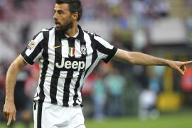 MILAN, ITALY - MAY 16: Andrea Barzagli of Juventus FC gestures during the Serie A match between FC Internazionale Milano and Juventus FC at Stadio Giuseppe Meazza on May 16, 2015 in Milan, Italy.