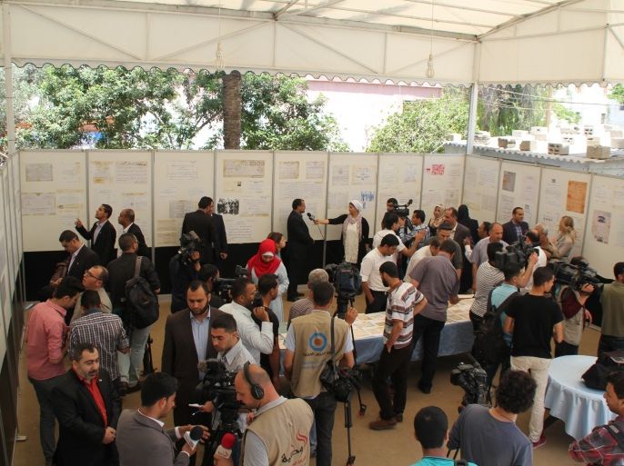 المعرض ضم عشرات الوثائق عن يوميات الفلسطينيين قبل النكبة