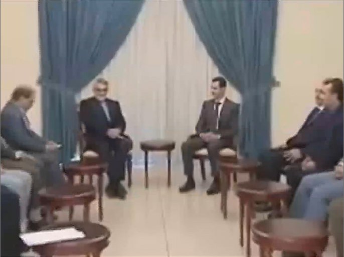 صورة علي مملوك مع بشار الأسد