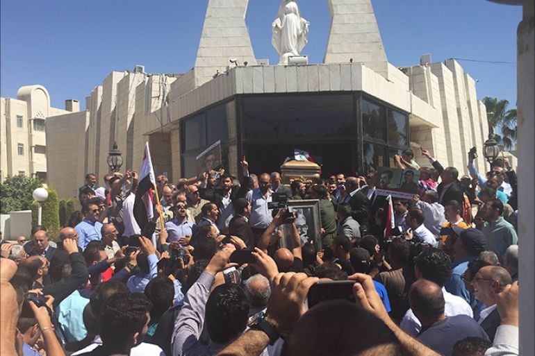 تشييع جنازة طارق عزيز في عمّان