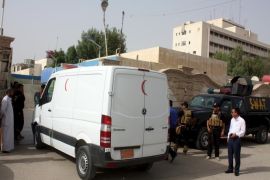An ambulance transfers the body of Tariq Aziz, who was foreign minister of Iraq under Saddam Hussein, at a hospital in Nasiriyah city, south of Baghdad June 6, 2015. Through long years of conflict and crisis in Saddam Hussein's Iraq, Tariq Aziz was his master's voice to the outside world - an urbane, cigar-smoking diplomat who relayed Saddam's tough and uncompromising stance to his enemies. REUTERS/Stringer