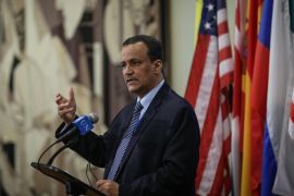 NEW YORK, NY - JUNE 24: United Nations Special Envoy for Yemen Ismail Ould Cheikh Ahmed holds a press conference on June 24, 2015 at the UN headquarters in New York.