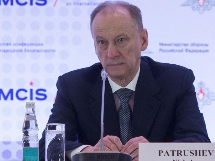 MOSCOW, RUSSIA - APRIL 16 : Secretary of the Russian Security Council Nikolai Patrushev attends the 'IV Moscow Conference on International Security' in Moscow, Russia on April 16, 2015.