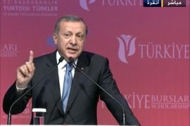 كلمة للرئيس التركي رجب طيب أردوغان هي الأولى له منذ إجراء انتخابات تشريعية فـي بلاده هذا الأسبوع