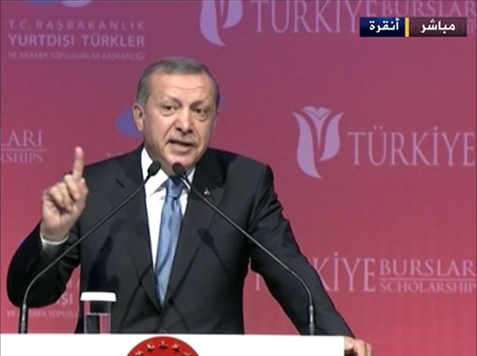 كلمة للرئيس التركي رجب طيب أردوغان هي الأولى له منذ إجراء انتخابات تشريعية فـي بلاده هذا الأسبوع