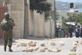 قلقيلية- مايو- ايار- من مواجهات سابقة بين الشبان الفلسطينيين وقوات الاحتلال في بلدة كفر قدوم شرق مدينة قلقيلية شمال الضفة الغربية- الجزيرة نت1