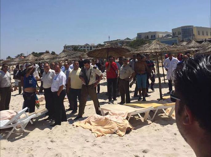 عدد من قتلى الهجوم الذي نفذه مجهول على فندق في منتجع سوسة السياحي بتونس