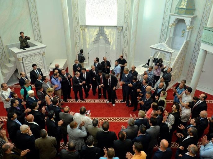 مسلمو بروكسل يحتفلون بافتتاح جامع "سليمية"