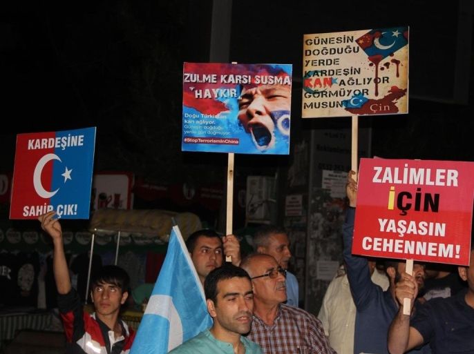 احتجاجات مدن تركية تضامنا مع الإيغور--2