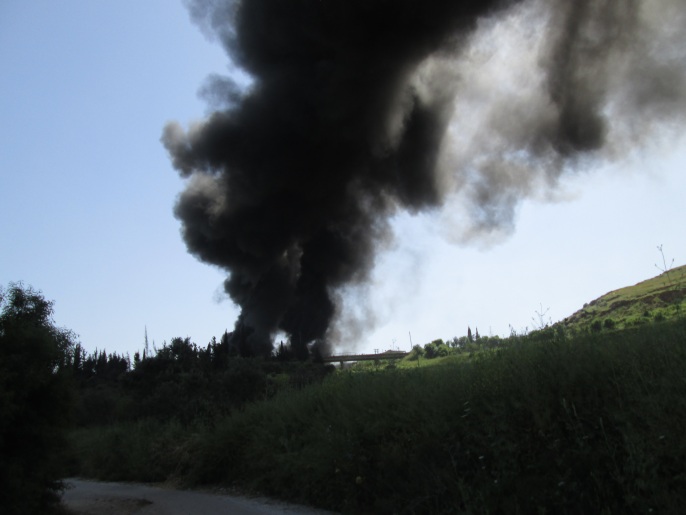 ‪ريف اللاذقية يشهد قصفا عنيفا من قبل النظام السوري‬ (الجزيرة)