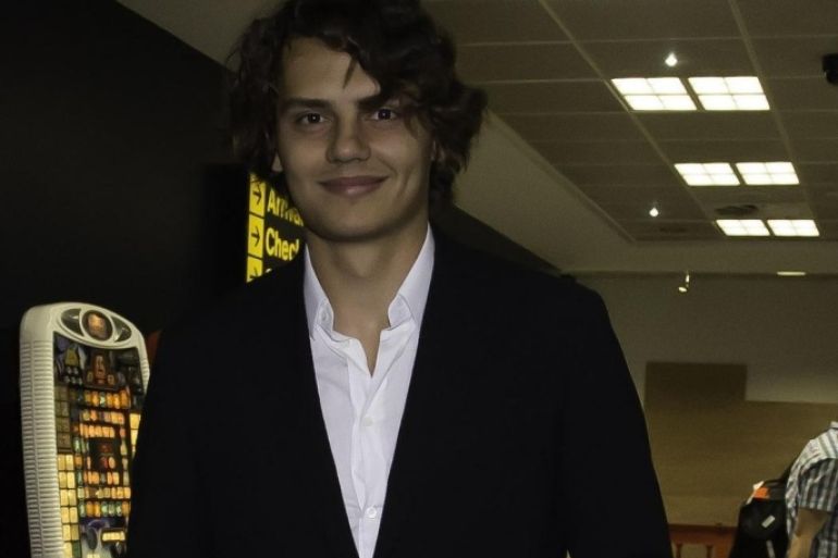 MANCHESTER, UNITED KINGDOM - JULY 2: Turkish striker Enes Unal arrives at Manchester Airport in United Kingdom on July 2, 2015. The eighteen year old Turkish national arrived tonight ahead of a medical with British Premiership league soccer club Manchester City in the morning. Unal earned his first international cap at senior level on 31 March 2015 in a 2G1 friendly victory against Luxembourg at the Stade Josy Barthel.