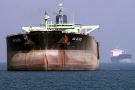 An oil tanker is seen off the port of Bandar Abbas, southern Iran, on July 2, 2012. Iran has come up with several methods to foil the European insurance embargo on ships loaded with its crude, a sanction which may harm its vital exports as much as the EU oil embargo itself.