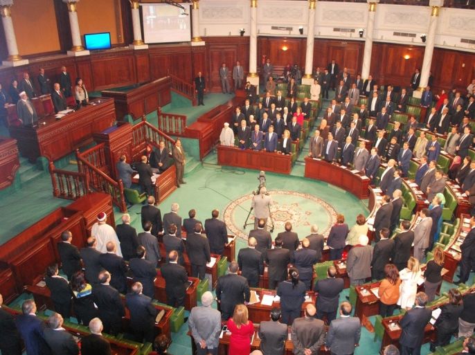 الصورة 1: البرلمان التونسي يصادق على قانون الإرهاب/مقر البرلمان التونسي/العاصمة تونس/جويلية/يوليو 2015