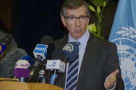 SKHIRAT, MOROCCO - JULY 3: Special Representative of the UN Secretary-General for Libya, Bernardino Leon holds a press conference on Libya peace talks in Skhirat, Morocco on July 3, 2015.
