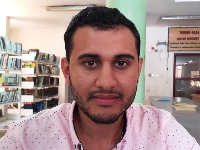 محمود مراد ممتن لتركيا على مساعدتهاطلاب غزة لإكمال دراستهم(الجزيرة نت)