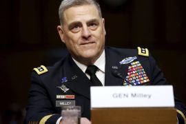 U.S. Army General Mark Milley smiles as he begins his testimony at a Senate Armed Services Committee hearing on his nomination to become the Army's chief of staff, on Capitol Hill in Washington July 21, 2015. REUTERS/Jonathan Ernst