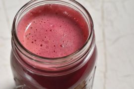 Juicing is a way to get fruits and vegetables, and their nutrients, into your diet. 'Wake Up Juice' adds sweet apple and ginger to beets. (Jill Toyoshiba/Kansas City Star/MCT via Getty Images)