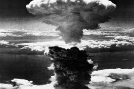 FILE - In this Aug. 9, 1945 file photo, a mushroom cloud rises moments after the atomic bomb was dropped on Nagasaki, southern Japan. On two days in August 1945, U.S. planes dropped two atomic bombs, one on Hiroshima, one on Nagasaki, the first and only time nuclear weapons have been used. Their destructive power was unprecedented, incinerating buildings and people, and leaving lifelong scars on survivors, not just physical but also psychological, and on the cities themselves. Days later, World War II was over. (AP Photo/File)