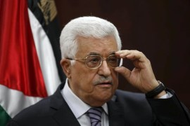 Palestinian President Mahmoud Abbas speaks to journalists during a news conference in his headquarters in the West Bank city of Ramallah July 31, 2015. Suspected Jewish attackers torched a Palestinian home in the occupied West Bank on Friday, killing an 18-month-old toddler and seriously injuring three other family members, an act that Israel's prime minister described as terrorism. REUTERS/Mohamed Torokman