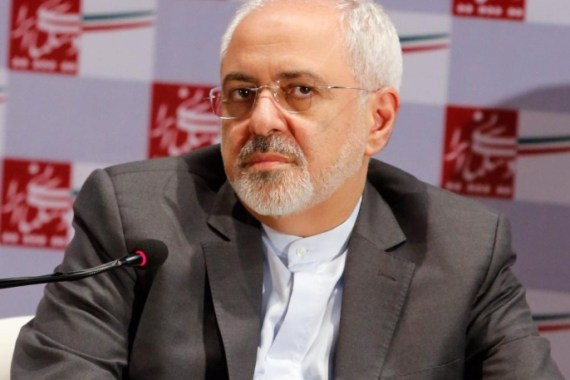 Iranian Foreign Minister Mohmmad Javad Zarif attend a meeting to brief the media on the 14 July nuclear deal between Iran and world powers, in Tehran, Iran, 09 August 2015. Zarif said that with the nuclear deal, Iran is no longer regarded as a threat to the Middle East and instead Iran's arch-enemy Israel has now been internationally isolated.