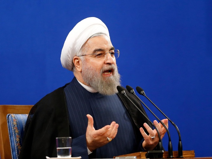 ‪الرئيس الإيراني حسن روحاني‬ الرئيس الإيراني حسن روحاني ( الأوروبية)