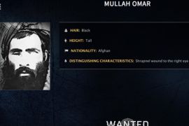 FILE - In this undated image released by the FBI, Mullah Omar is seen in a wanted poster. An Afghan official says his government is examining claims that reclusive Taliban leader Mullah Omar is dead. The Taliban could not be immediately reached for comment on the government’s comments about Omar, who has been declared dead many times before. (FBI via AP, File)