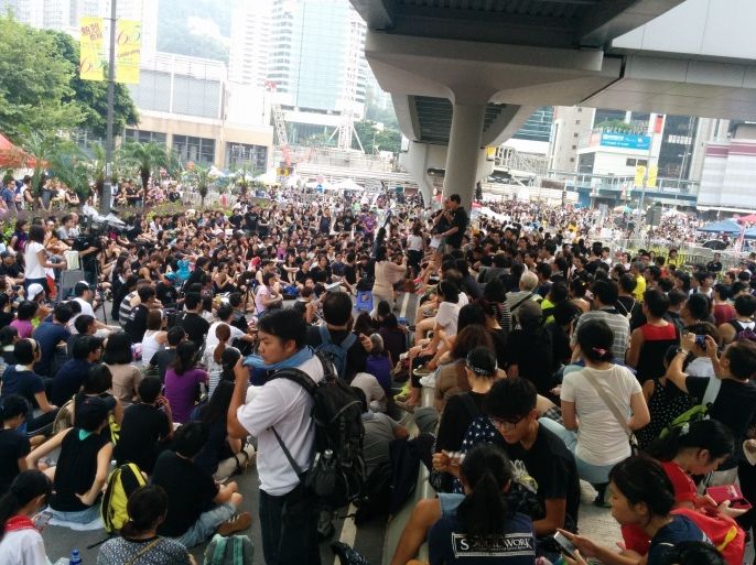 الحراك في هونغ كونغ قاده الطلاب وعززته المنظمات السياسية المؤيدة للديمقراطية - الجزيرة