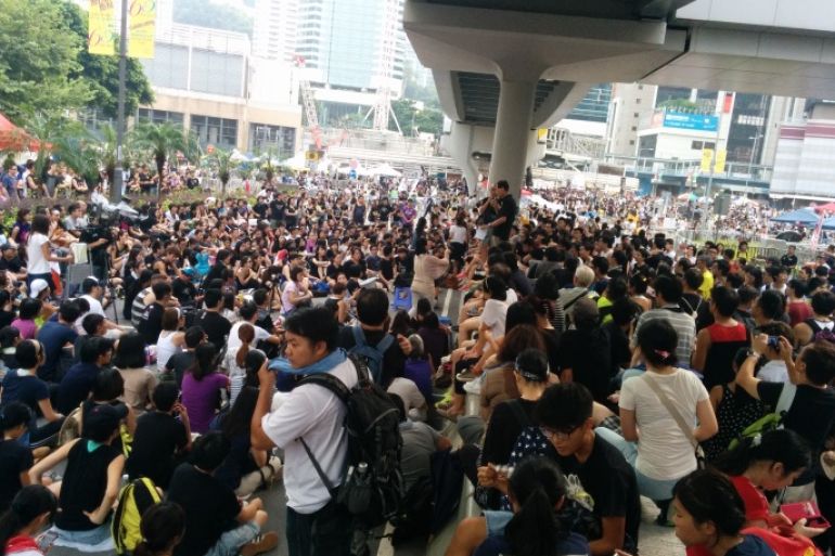 الحراك في هونغ كونغ قاده الطلاب وعززته المنظمات السياسية المؤيدة للديمقراطية - الجزيرة