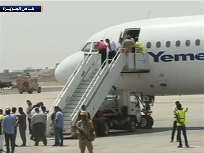 هبوط أول طائرة مدنية اليوم في مطار عدن الدولي