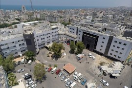 تأسس مستشفى الشفاء عام 1946 وهو يخدم 1.8 مليون من سكان قطاع غزة.jpg