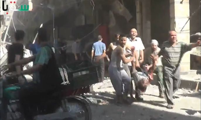 مجزرة بمدينة سقبا بريف دمشق الشرقي