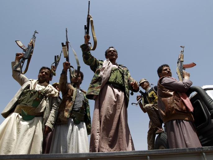مسلحون حوثيون بالعاصمة صنعاء (غيتي/الفرنسية)