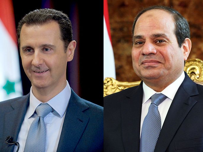 كومبو للأسد والسيسي