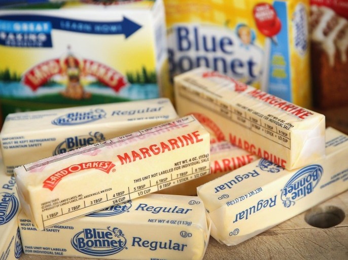 CHICAGO, IL - NOVEMBER 07: Stick margarine and other food items which contain trans fat are shown on November 7, 2013 in Chicago, Illinois. The U.S. Food and Drug Administration today proposed a rule change that would eliminate trans fat from all processed foods. (Photo Illustration by Scott Olson/Getty Images)