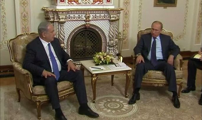الوضع السوري في مباحثات بين بوتين ونتنياهو بموسكو