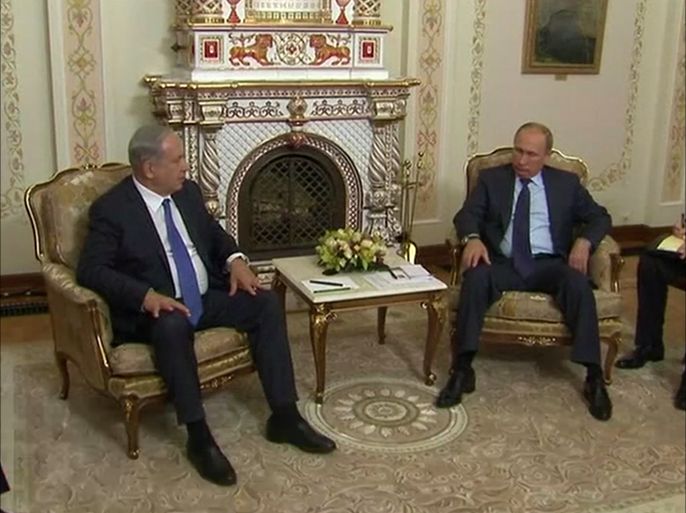 الوضع السوري في مباحثات بين بوتين ونتنياهو بموسكو