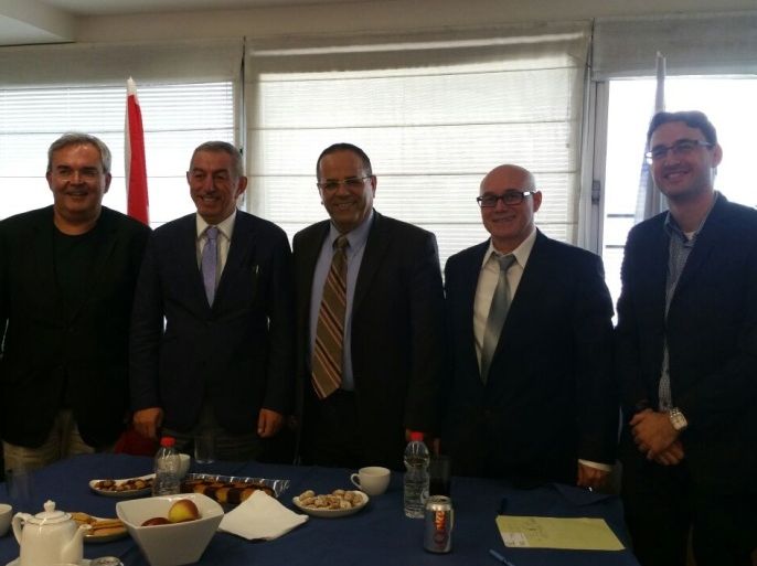 البعثة التركية في مكتب نائب وزير التعاون الإقليمي الإسرائيلي أيوب قرا