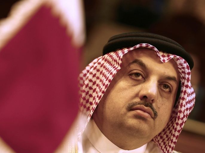 وزير الخارجية القطري خالد العطية رأس الدبلوماسية القطرية الداعمة للمقاومة في غزة - رويترز