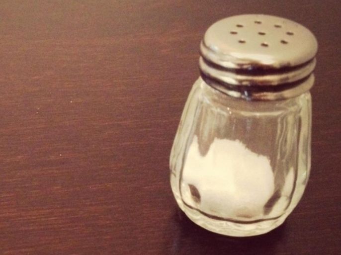 Close-Up Of Salt Shaker On Table