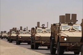 قوات التحالف البرية تشارك بعملية عسكرية بمأرب