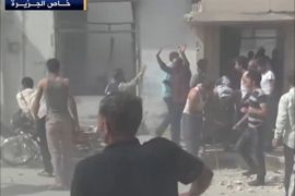 قصف ببراميل متفجرة على مدينة تلبيسة بريف حمص